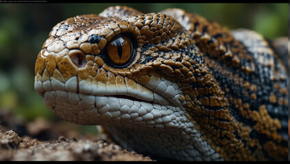 viper snake in the jungle 