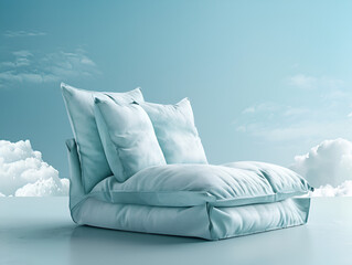 Cloud Comfort: Fluffy Chair with Heavenly Design
