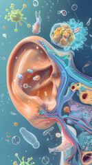 Visual Guide to Causes of Otitis Externa (Swimmer's Ear)