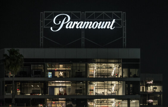 Tuesday, April 16th, 2024 - The Paramount/ViacomCBS Entertainment building at 1575 N. Gower St. in Los Angeles, California.