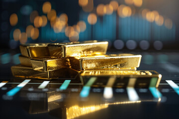 gold bars stack on Evaluate product life cycle stages with graphical data.