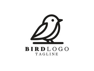 Bird Logo Design Icon Symbol Vector Template