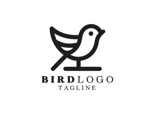 Bird Logo Design Icon Symbol Vector Template