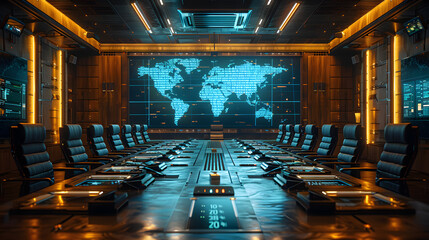 Corporate Command Center: Live Global Economic Data Display