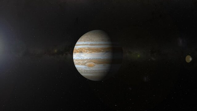 Jupiter's Rotation Captured in Frames