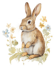 Obraz premium PNG A rabbit rodent animal mammal. 