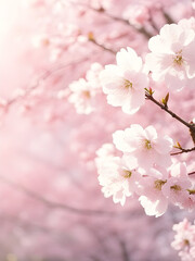 Obraz premium 봄, 벚꽃이 만발한 모습