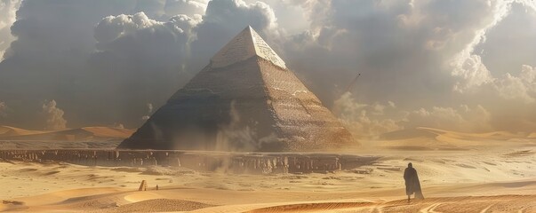 Ancient Egyptian Pyramid - obrazy, fototapety, plakaty