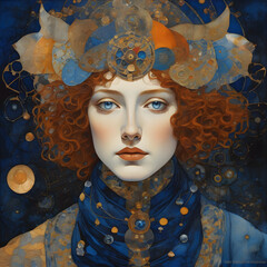 Serene Elegance: A Woman’s Portrait