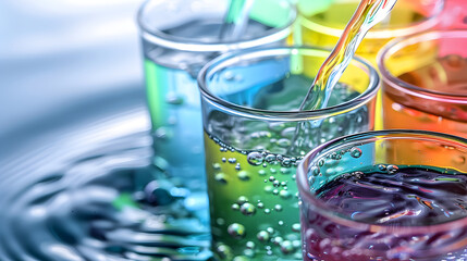 Understanding the PH Scale: A Color Coded scientific Representation with Water Testing