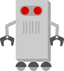 Robot Letter Vector Element I