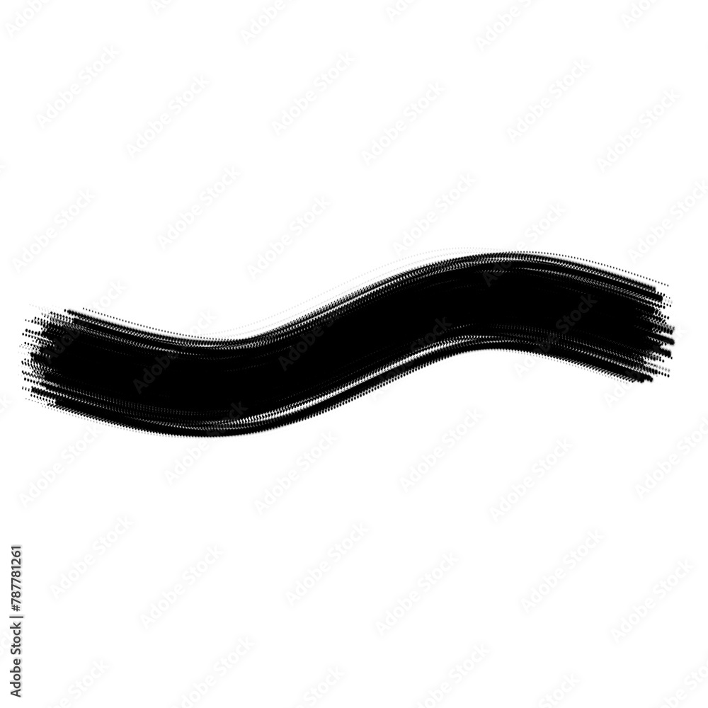 Poster brush element background transparent design
