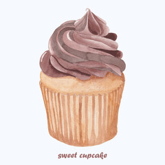 Cute Watercolor Bakery Clipart - Download Bakery Illustration