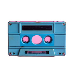 cassette tape on transaparent png file