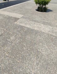 stone pathway in the park,Camino de piedra en el parque.

