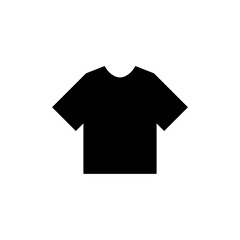 T-shirt icon with a simple and modern design 