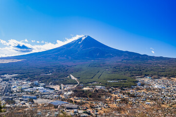 富士山と富士河口湖町