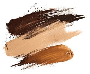 PNG Element a collage of a brush stroke backgrounds abstract brown.