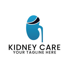 kidney health logo, creative health concept, icon and vector template