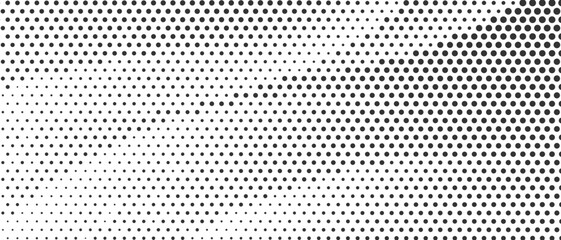 Modern halftone pattern horizontal background - obrazy, fototapety, plakaty
