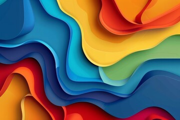An abstract mobile wallpaper is composed of various colors and forms. - obrazy, fototapety, plakaty