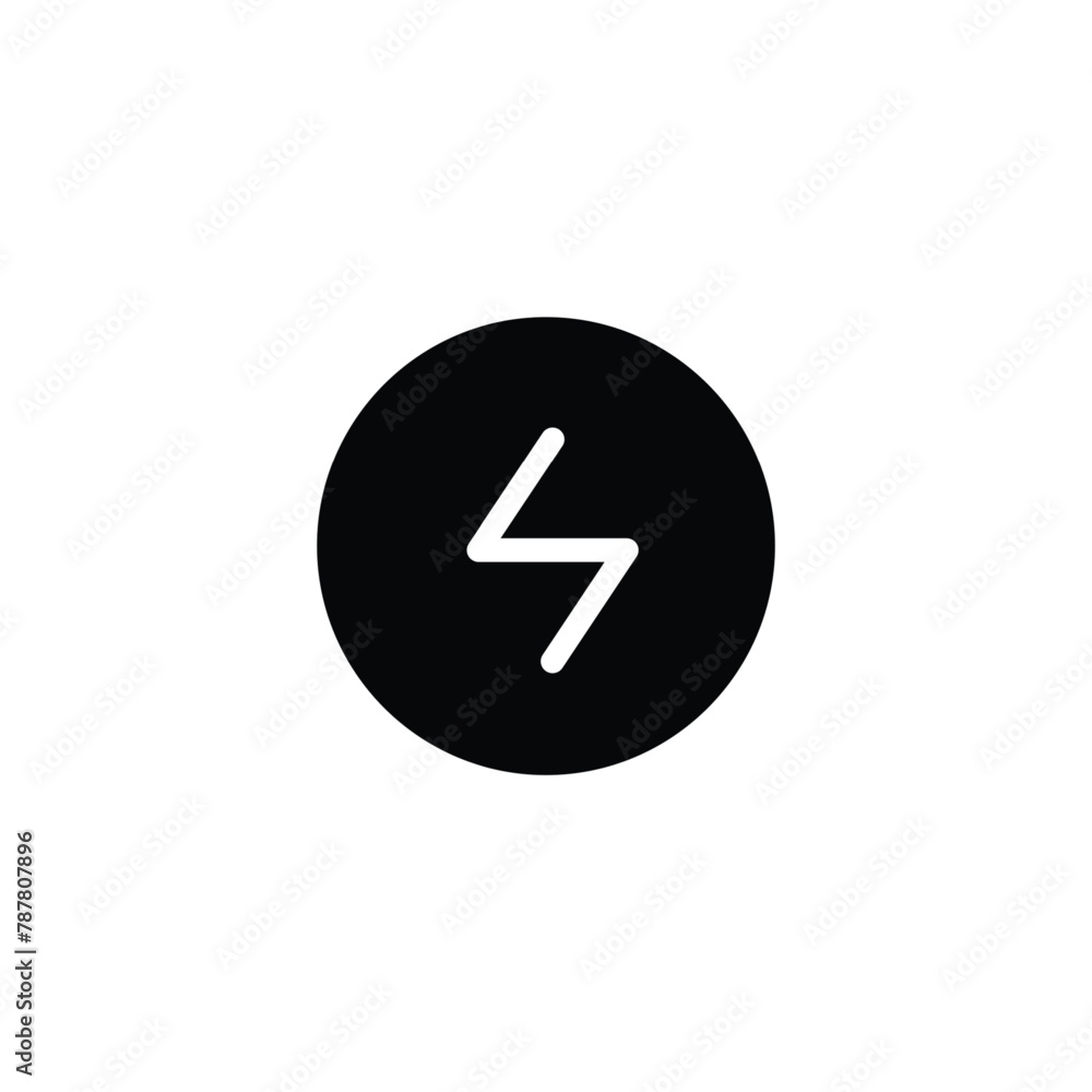 Poster energy solid icon vector design good for website and mobile app