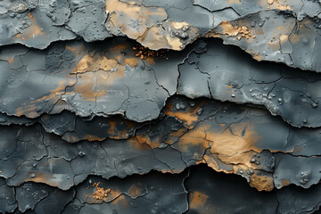 Fototapeta premium Close up of rusty wood grain natural wallpaper background