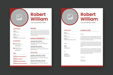 Resume and Cover Letter Layout Set