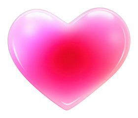 PNG  Pastel neon heart abstract night red