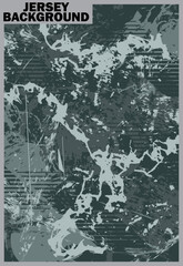 Fototapeta premium Soccer jersey design for sublimation. Abstract background with sport pattern.