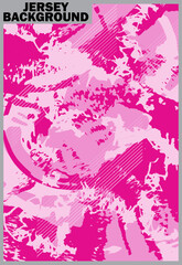 Soccer jersey design for sublimation. Abstract background with sport pattern.