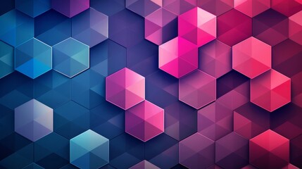 Hexagonal geometric background. Design element