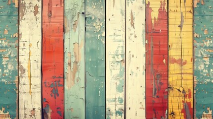 Painting on old wood wall. Abstract grunge wood texture background. Suitable for packaging.