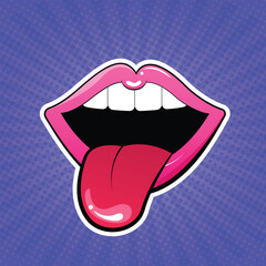 Vector illustration Editable pop art templates