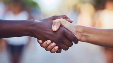 Partnership Handshake. Business Deal, Teamwork and Collaboration - obrazy, fototapety, plakaty