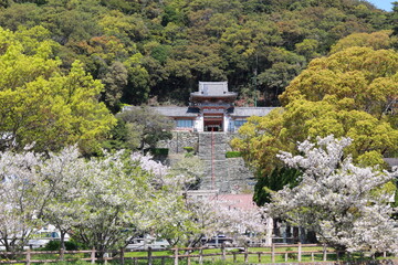 old shrine in the mountains
