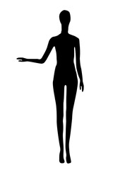 black vector image silhouette modern yoga exercises, beauty, body line art. For use as a brochure template or for use in web design.