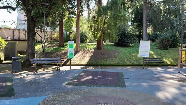 Benevento - Area giochi per bambini in Villa Comunale