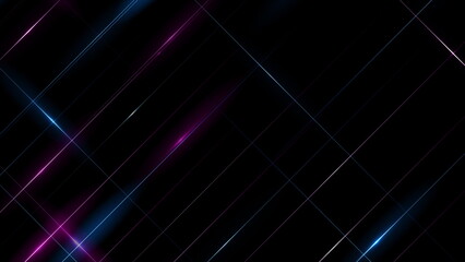 Blue purple glowing minimal lines abstract futuristic tech background