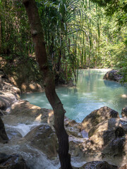 Erewan Waterfalls in Kanchanaburi, Thailand