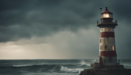 Obraz premium lighthouse on the coast of state