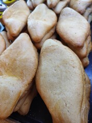 Sweet breads at the bakery in the city, Panes dulces en la panadería en la ciudad
