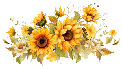 PNG Inflorescence creativity sunflower asterales. AI generated Image by rawpixel.