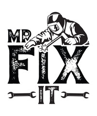 Mr. fix it dad fixer of things father's day tshirt