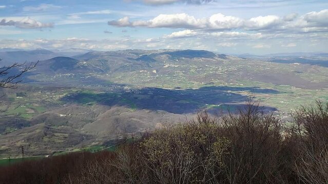 Campitello Matese - Panorama dalla strada provinciale 106