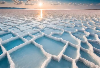 Obraz premium ice on the lake