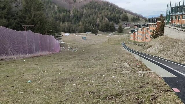 Campitello Matese - Scorcio della pista slittini