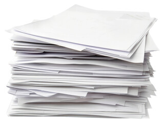 PNG A stack of white paper sheets document text.