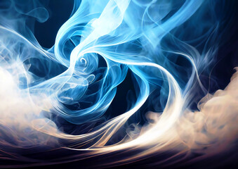Obraz premium 不気味な煙が渦巻く背景