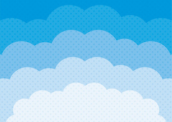 もこもこポップ背景